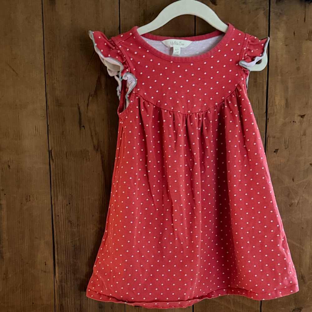Matilda Jane Red Polka Dot Kids Dress